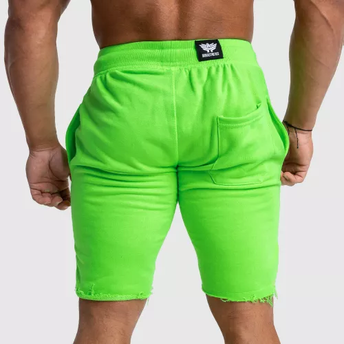 Pantaloni scurți de trening pentru bărbați Iron Aesthetics Force, neon green