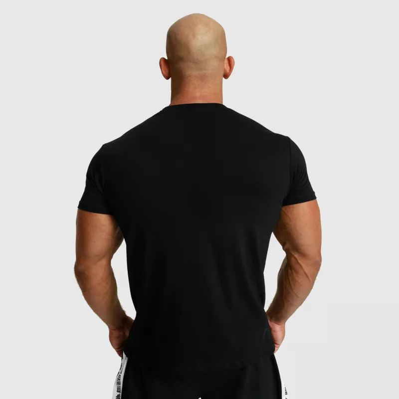 Tricou fitness pentru bărbați Iron Aesthetics Unbroken, negru-4