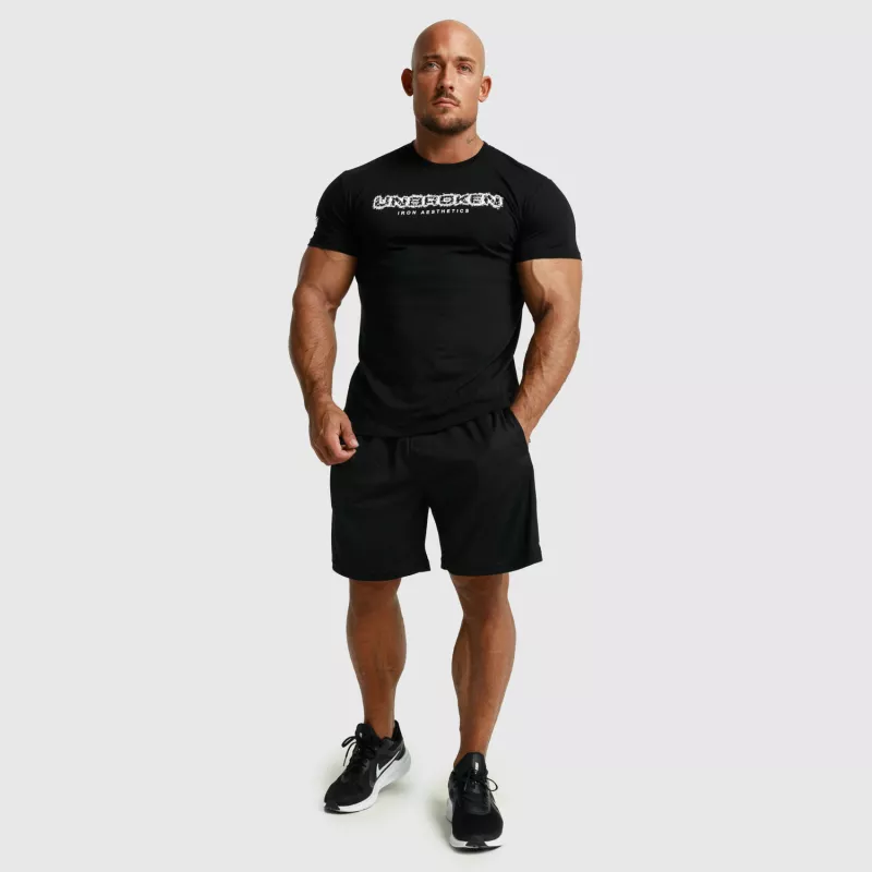 Tricou fitness pentru bărbați Iron Aesthetics Unbroken, negru-8