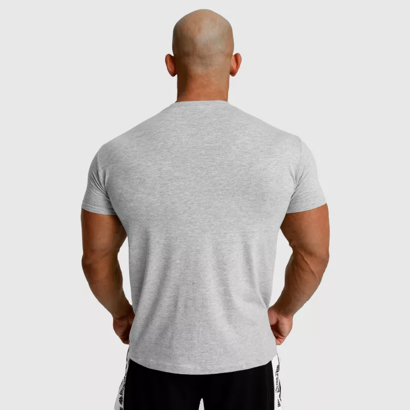Tricou fitness pentru bărbați Iron Aesthetics Unbroken, gri-3