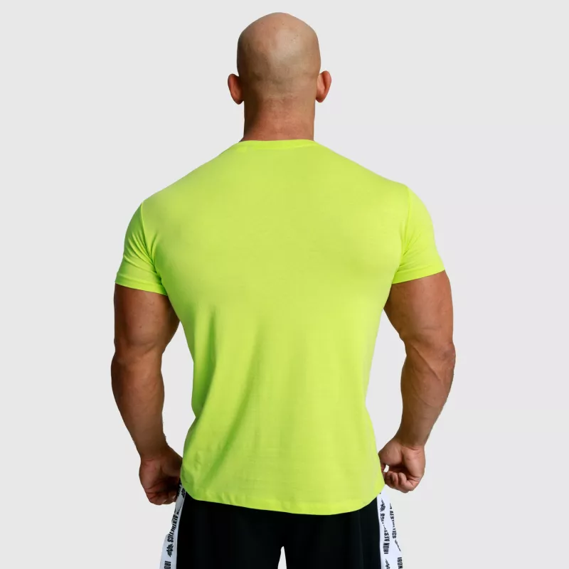 Tricou fitness pentru bărbați Iron Aesthetics Unbroken, verde lime-2