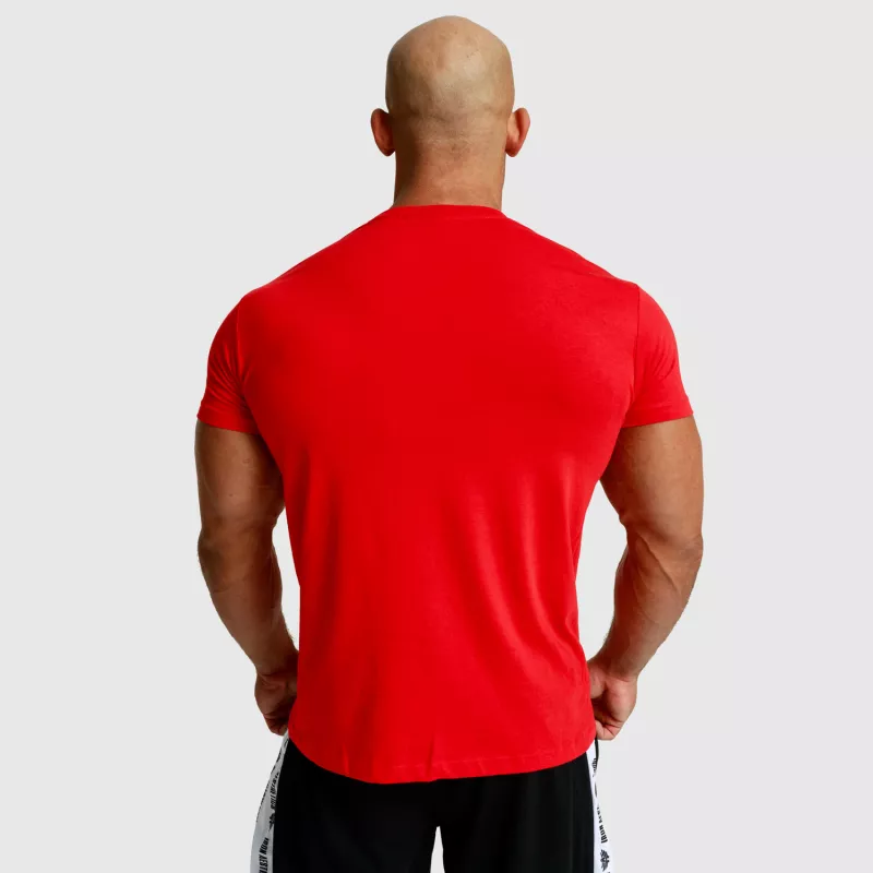 Tricou fitness pentru bărbați Iron Aesthetics Unbroken, roșu-4