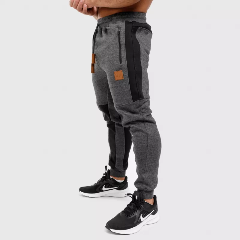 Pantaloni de trening Jogger Iron Aesthetics Element, gri-4