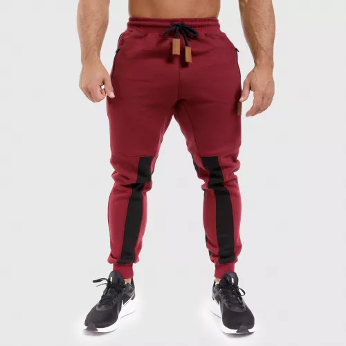 Pantaloni de trening Jogger Iron Aesthetics Element, vișinii