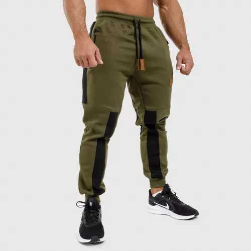 Pantaloni de trening Jogger Iron Aesthetics Element, verde armată