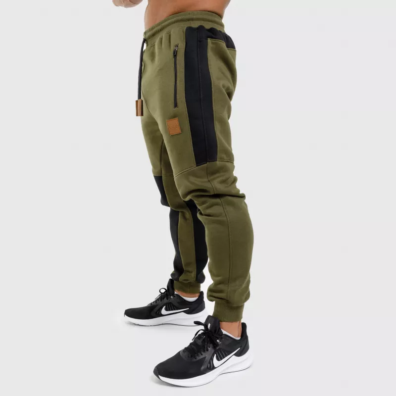 Pantaloni de trening Jogger Iron Aesthetics Element, verde armată-4