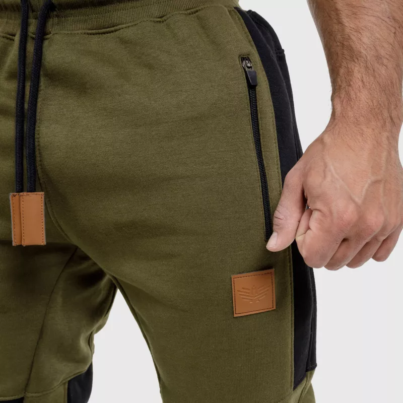 Pantaloni de trening Jogger Iron Aesthetics Element, verde armată-5