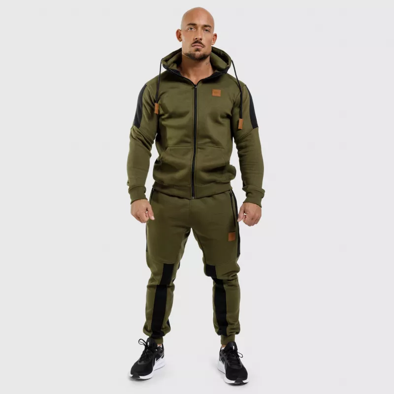 Pantaloni de trening Jogger Iron Aesthetics Element, verde armată-6