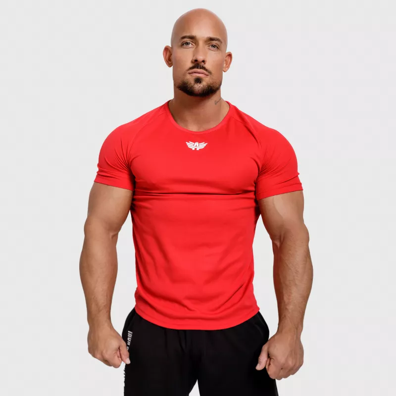 Tricou funcțional pentru bărbați Iron Aesthetics Performance, roșu-4