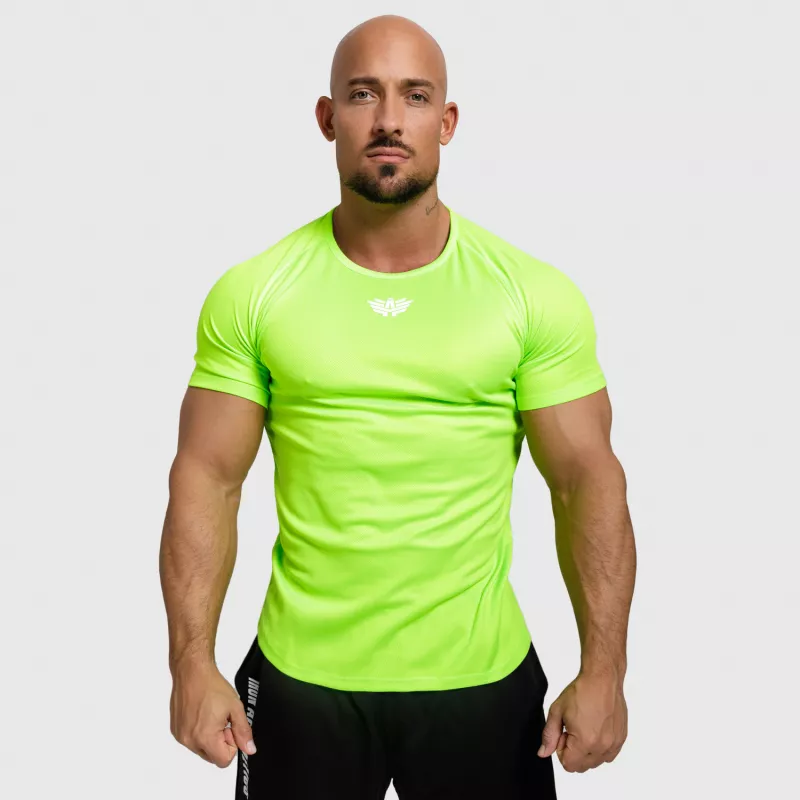 Tricou funcțional pentru bărbați Iron Aesthetics Performance, verde neon-4