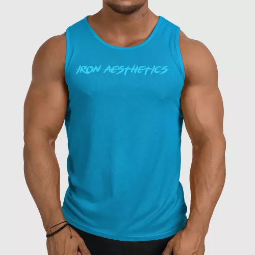 Maiou funcțional pentru bărbați Iron Aesthetics Sporty, albastru aqua