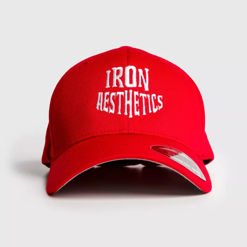 Șapca Iron Aesthetics Groove, red&white-1