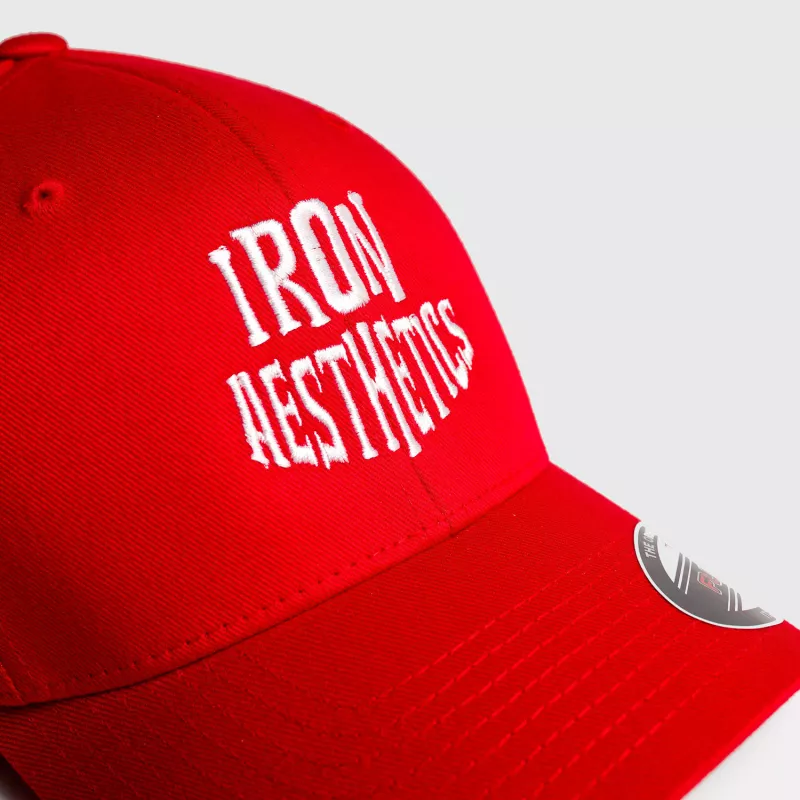 Șapca Iron Aesthetics Groove, red&white-6