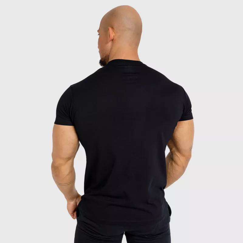 Tricou fitness pentru bărbați Iron Aesthetics Cross negru-6