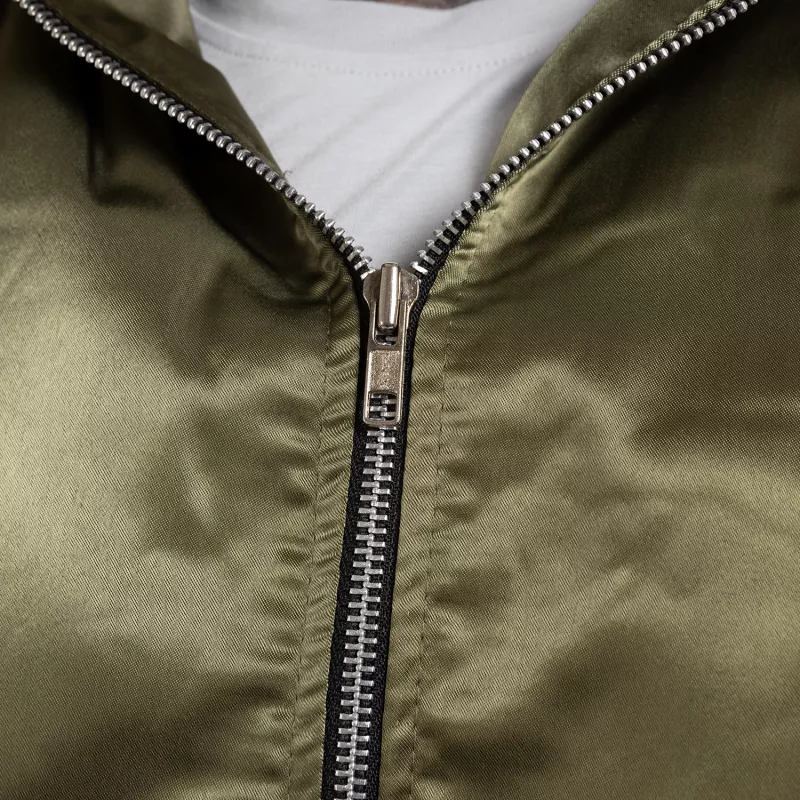 Jachetă pentru bărbaţi cu blană Iron Aesthetics, verde-8