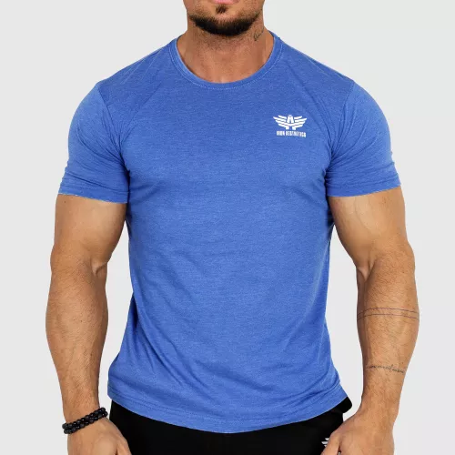 Tricou sport pentru bărbați Iron Aesthetics Washed, albastru