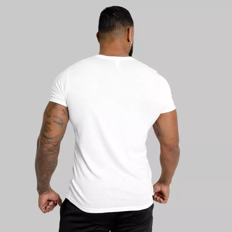 Tricou pentru bărbați Iron Aesthetics V-neck, alb-7