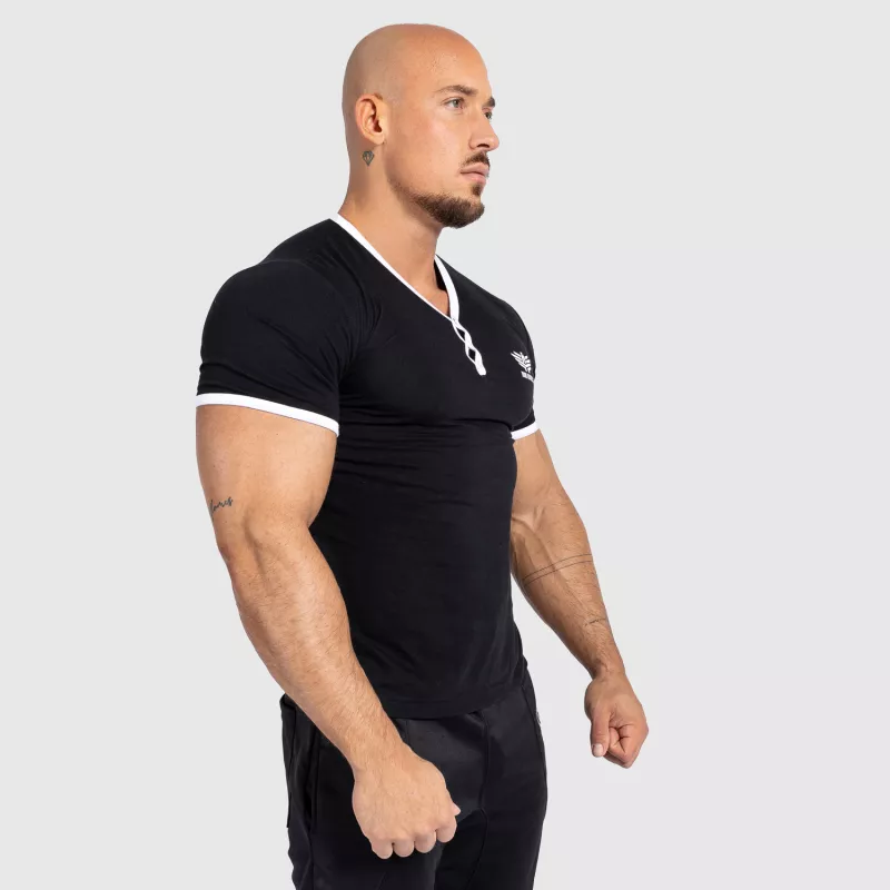 Tricou pentru bărbați Iron Aesthetics Y-neck, negru-4
