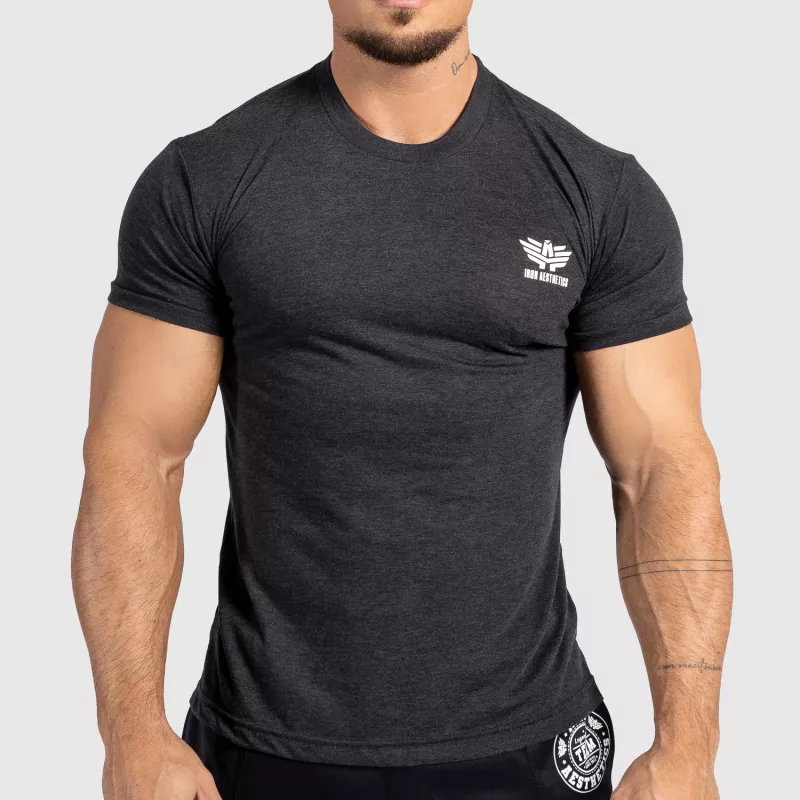 Tricou sport pentru bărbați Iron Aesthetics Tri-Blend, negru-1