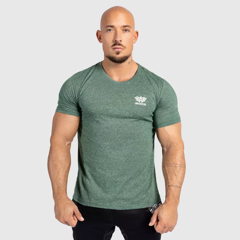 Tricou sport pentru bărbați Iron Aesthetics Space, verde-2
