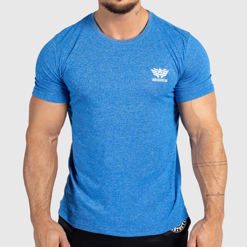 Tricou sport pentru bărbați Iron Aesthetics Space, albastru-1