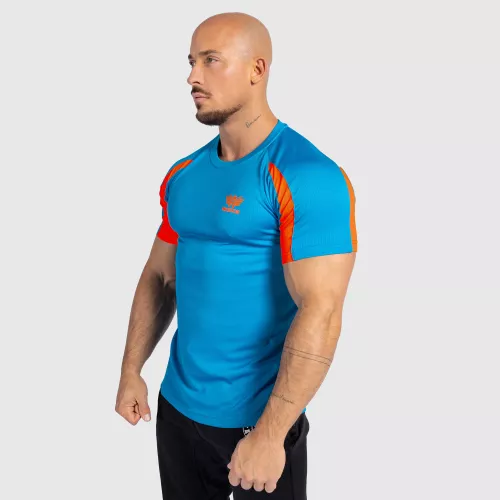 Tricou sport pentru bărbați Iron Aesthetics Contrast, blue/orange