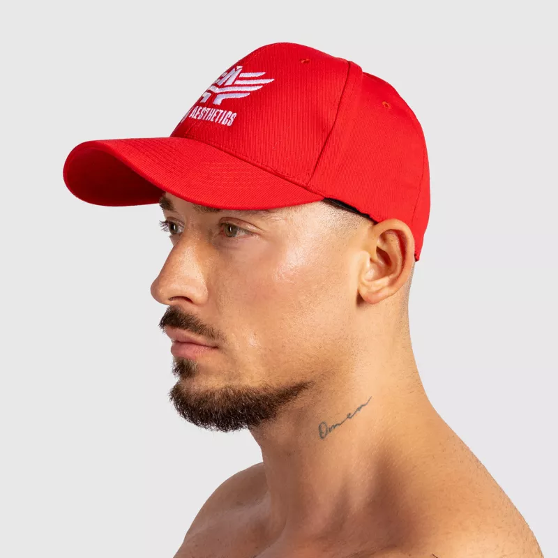 Șapcă pentru bărbați Iron Aesthetics Vision, roșie-3