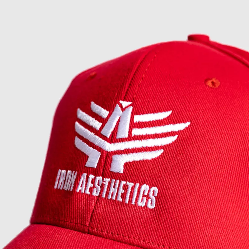 Șapcă pentru bărbați Iron Aesthetics Vision, roșie-6