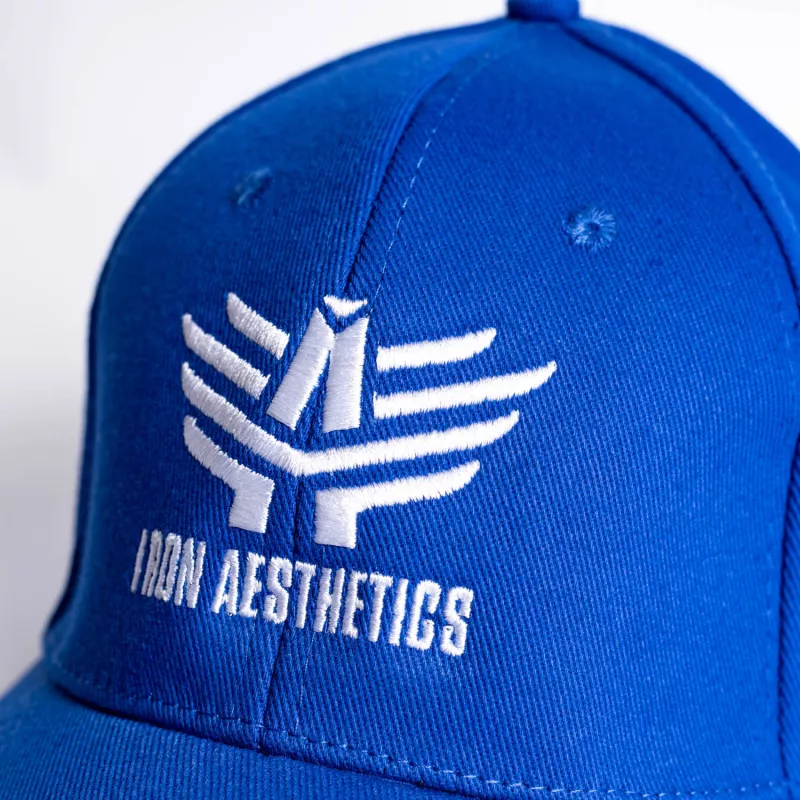 Șapcă pentru bărbați Iron Aesthetics Vision, albastră-5