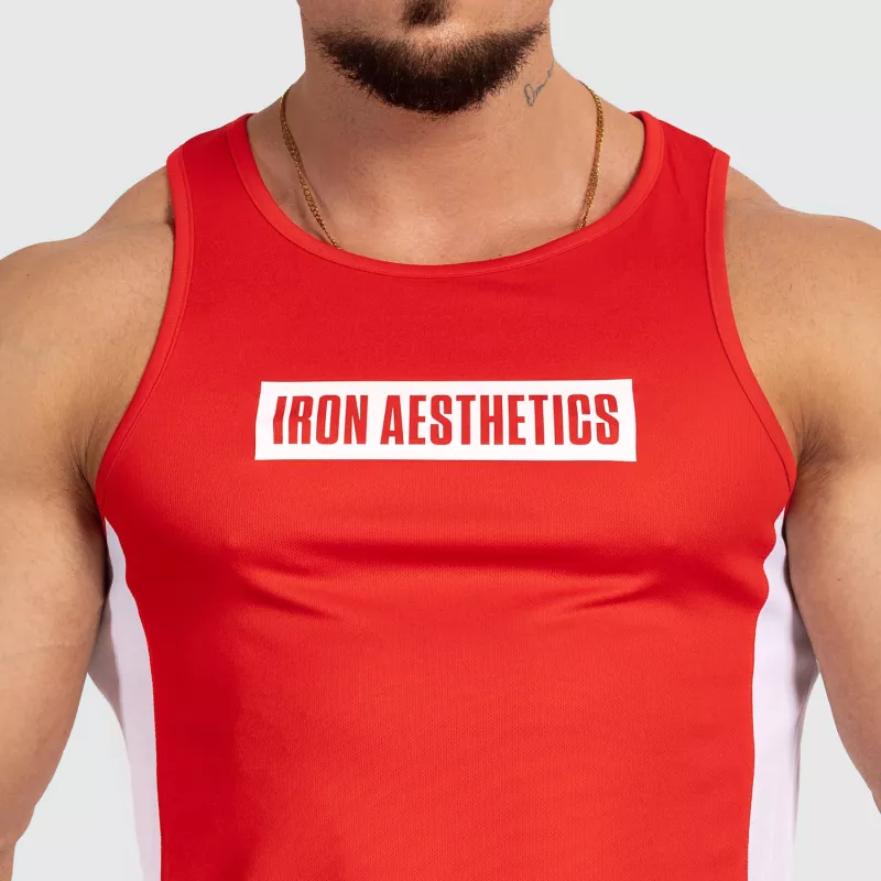 Maioul funcțional pentru bărbați Iron Aesthetics Contrast, red/white-6
