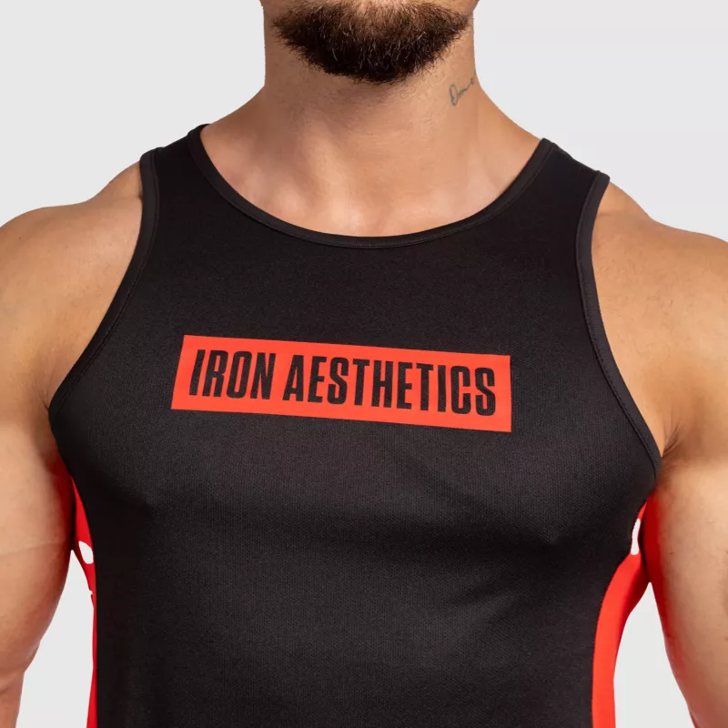 Maiou funcțional pentru bărbați Iron Aesthetics Contrast, black/red-7