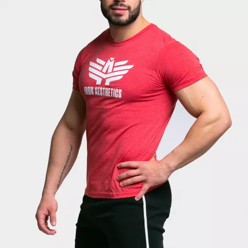 Tricou sport pentru bărbați Iron Aesthetics Fitsy, roșu
