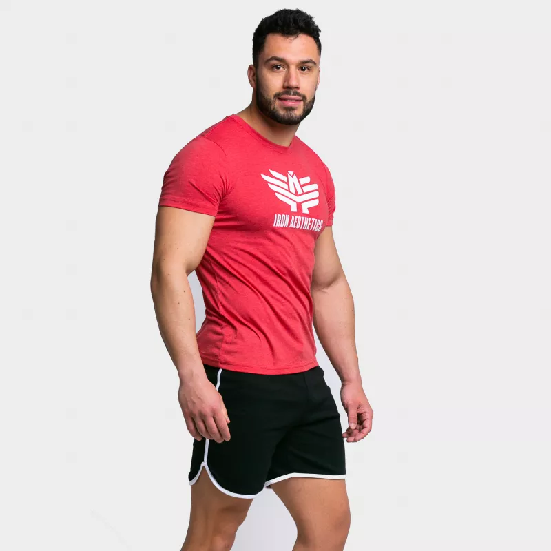 Tricou sport pentru bărbați Iron Aesthetics Fitsy, roșu-5