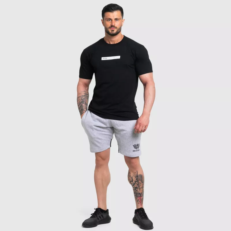 Tricou fitness pentru bărbați Iron Aesthetics Renon, negru-2