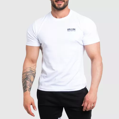 Tricou funcțional pentru bărbați Iron Aesthetics Super Cool, alb