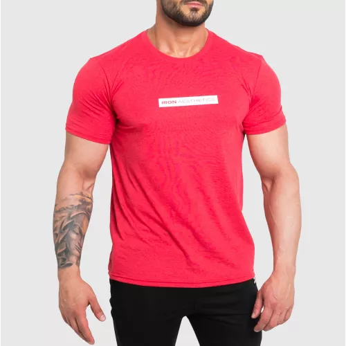 Tricou sport pentru bărbați Iron Aesthetics Vector, roșu