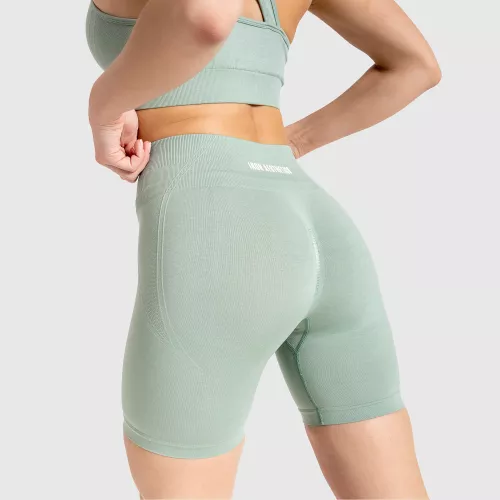 Pantaloni scurți fără cusături Iron Aesthetics Seamless Sleek, verzi
