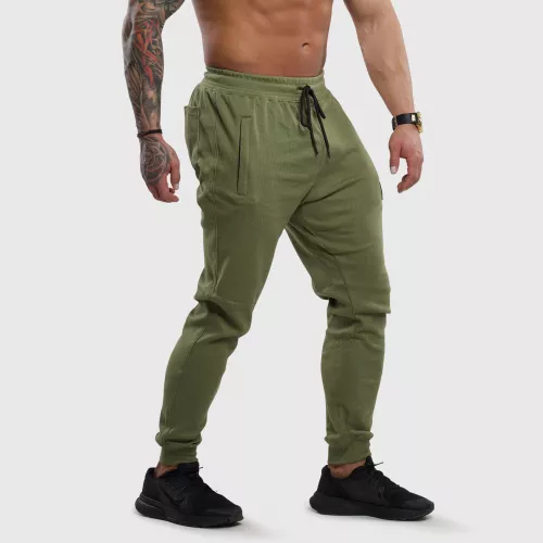 Pantaloni de trening Jogger Iron Aesthetics GymStar Thermal, verzi