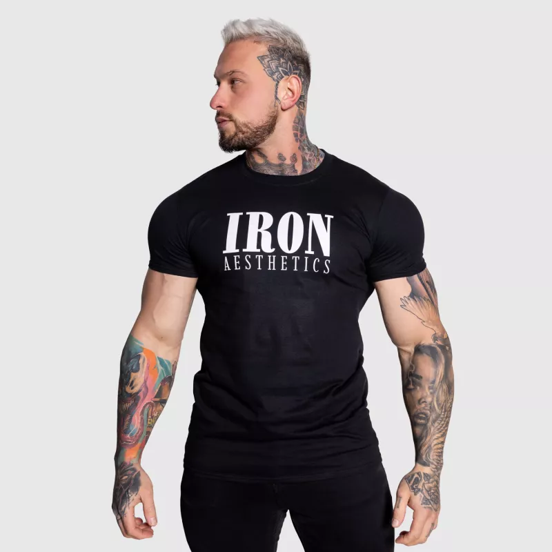 Tricou sport pentru bărbați Iron Aesthetics Urban, negru-1