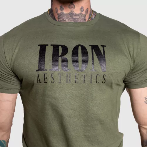 Tricou sport pentru bărbați Iron Aesthetics Urban, verde armată