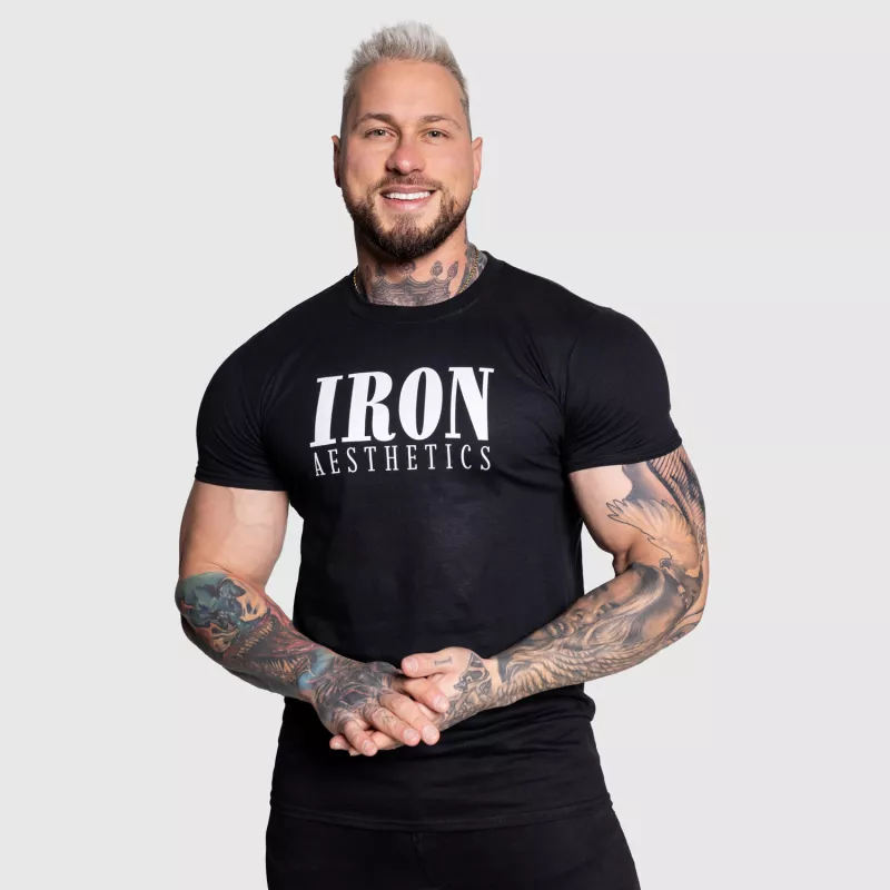 Tricou sport pentru bărbați Iron Aesthetics Urban, negru-6