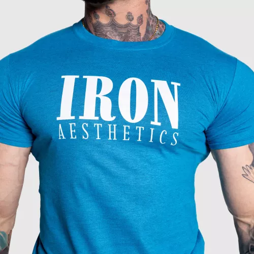 Tricou sport pentru bărbați Iron Aesthetics Urban, albastru