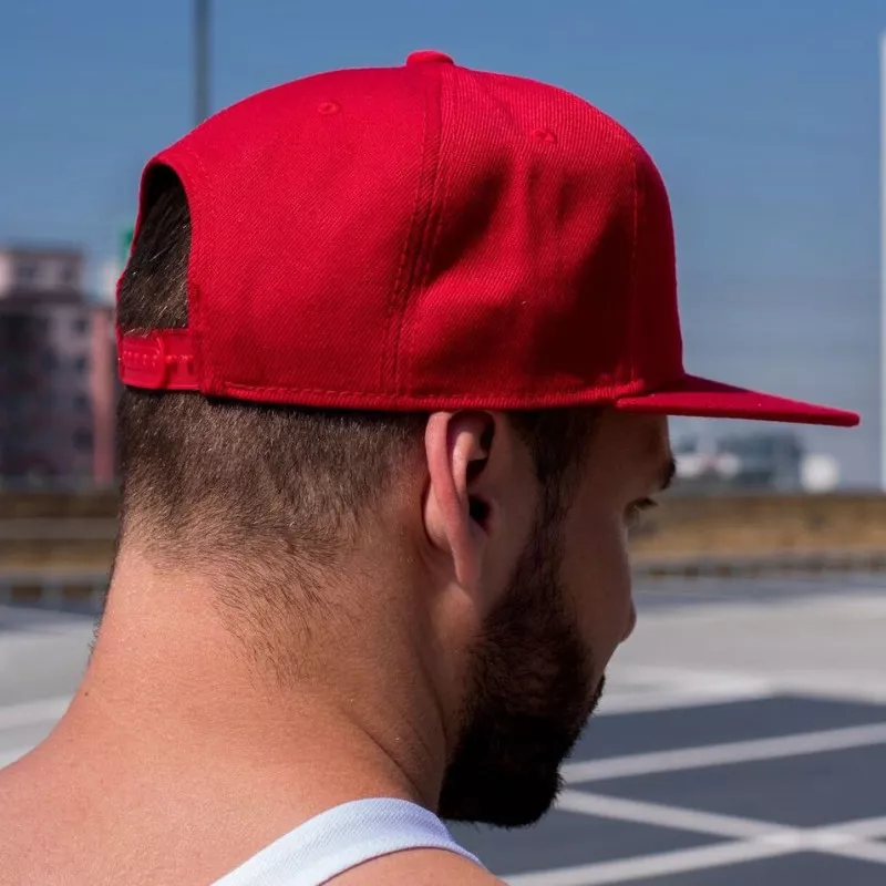 Șapcă pentru bărbați Aesthetics Snapback, roșie-3