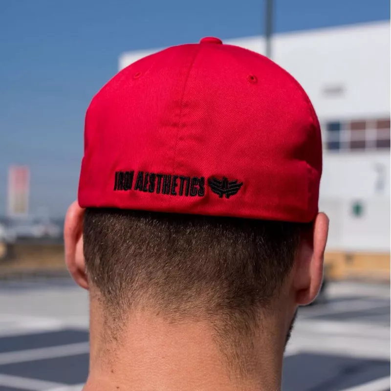 Șapcă pentru bărbați Iron Aesthetics FlexFit, roșie-2