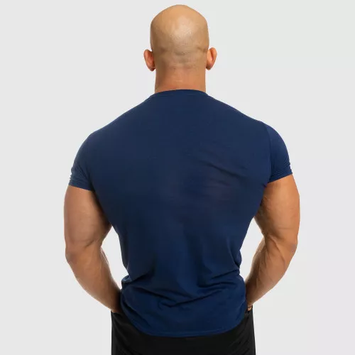 Tricou fitness pentru bărbați Iron Aesthetics Be Stronger, albastru