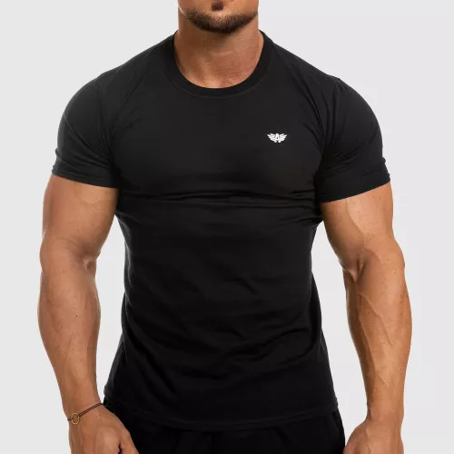 Tricou fitness pentru bărbați Iron Aesthetics Standard, negru
