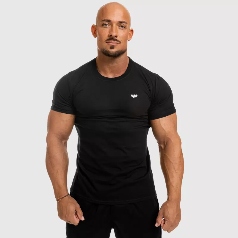 Tricou fitness pentru bărbați Iron Aesthetics Standard, negru-5