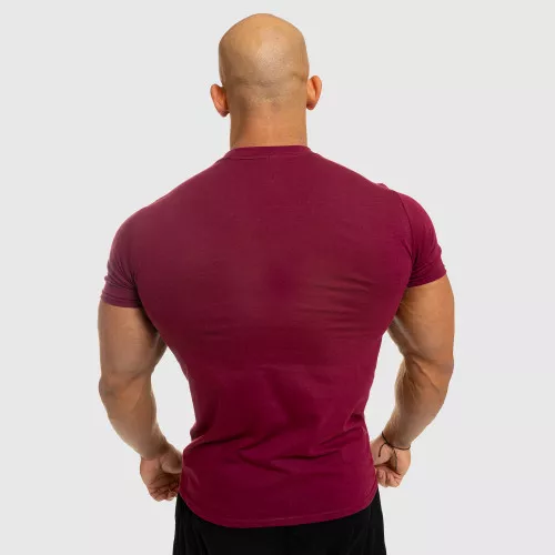 Tricou fitness pentru bărbați Iron Aesthetics Standard, vișiniu