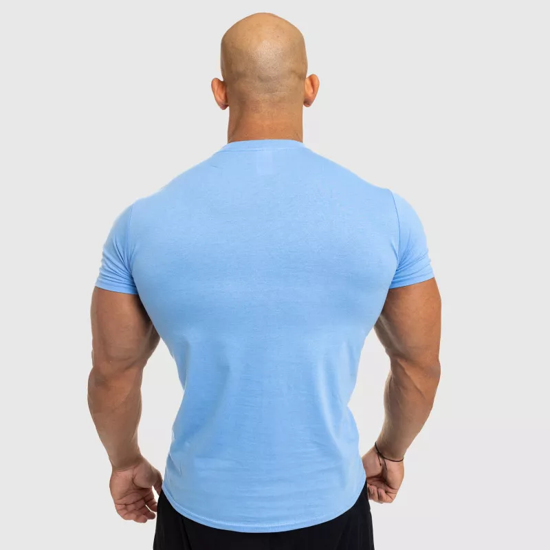 Tricou fitness pentru bărbați Iron Aesthetics Standard, albastru-2