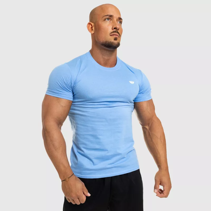 Tricou fitness pentru bărbați Iron Aesthetics Standard, albastru-4